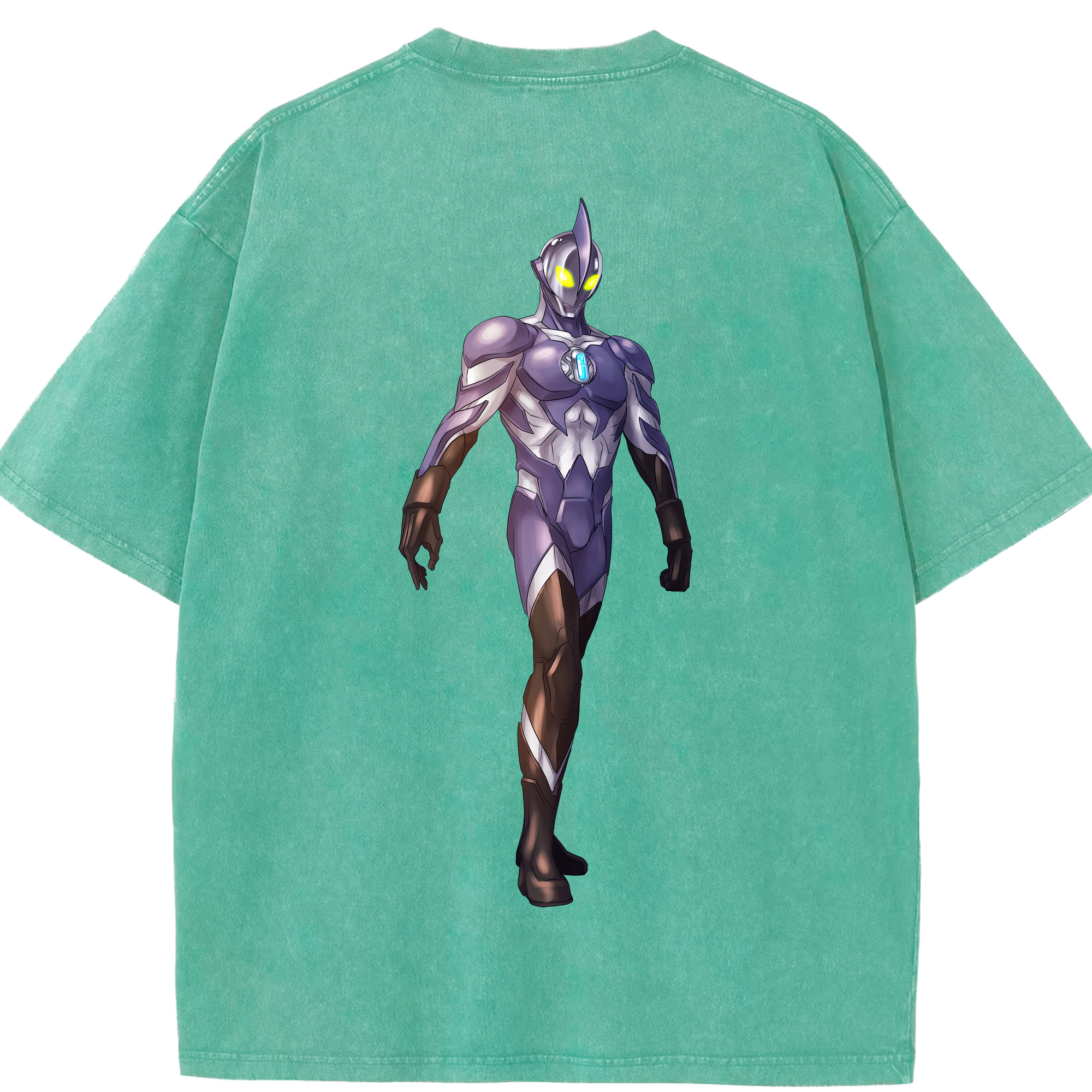 （画像用） ウルトラマン Ultraman 綿100% ヴィンテージ風 半袖Tシャツ（背面プリント）
